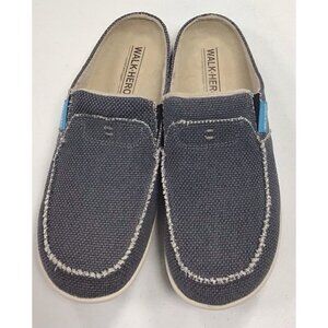 Grey Walk Hero Womens 11 Slippers with Arch Support Indoor Outdoor Shoes Slip-On